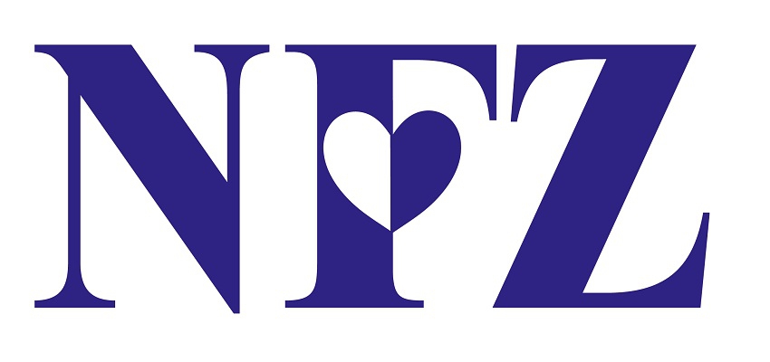 logo NFZ literowe